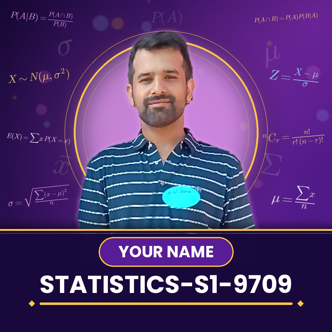 Statistics-S1-9709 - A Levels Course